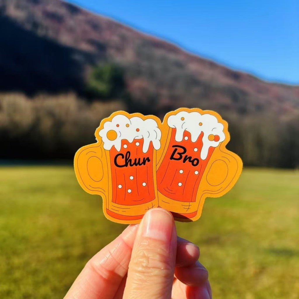 Little &amp; Pretty | Sticker - Chur Bro - Cove. Beach Essentials