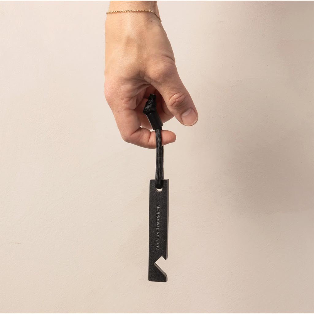 Made of Tomorrow Bottle Opener Black - Cove. Beach Essentials