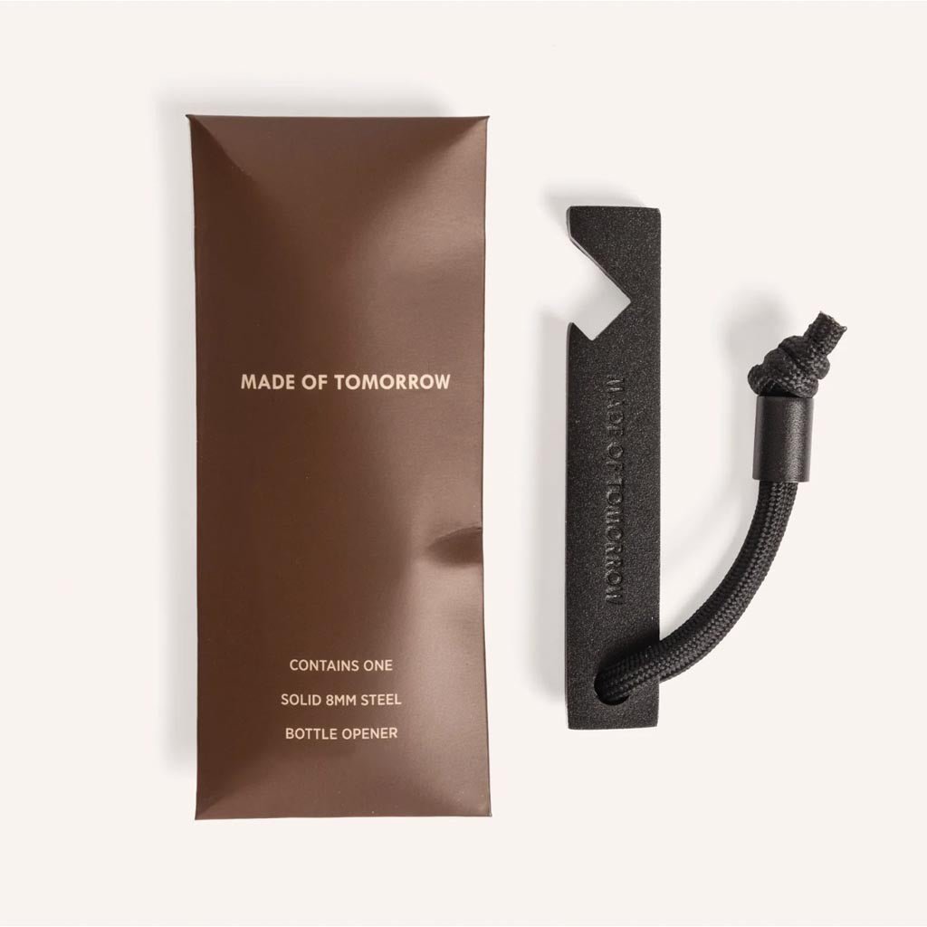 Made of Tomorrow Bottle Opener Black - Cove. Beach Essentials