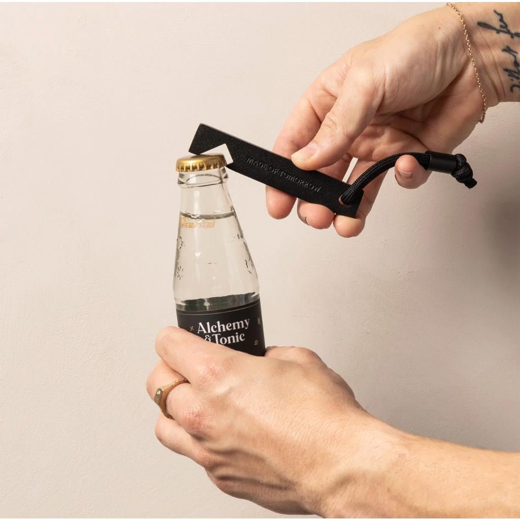 Made of Tomorrow Bottle Opener Black - Cove. Beach Essentials