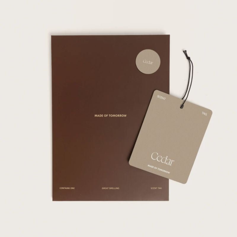 Made of Tomorrow | Scent Tag - Cedar - Cove. Beach Essentials