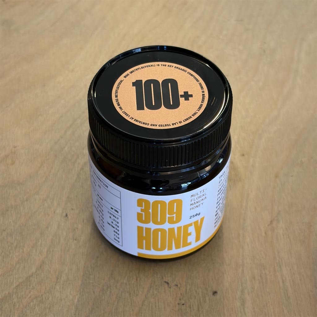 MƒÅnuka Honey Sampler Box 4 x 250g | 309 Honey - Cove. Beach Essentials