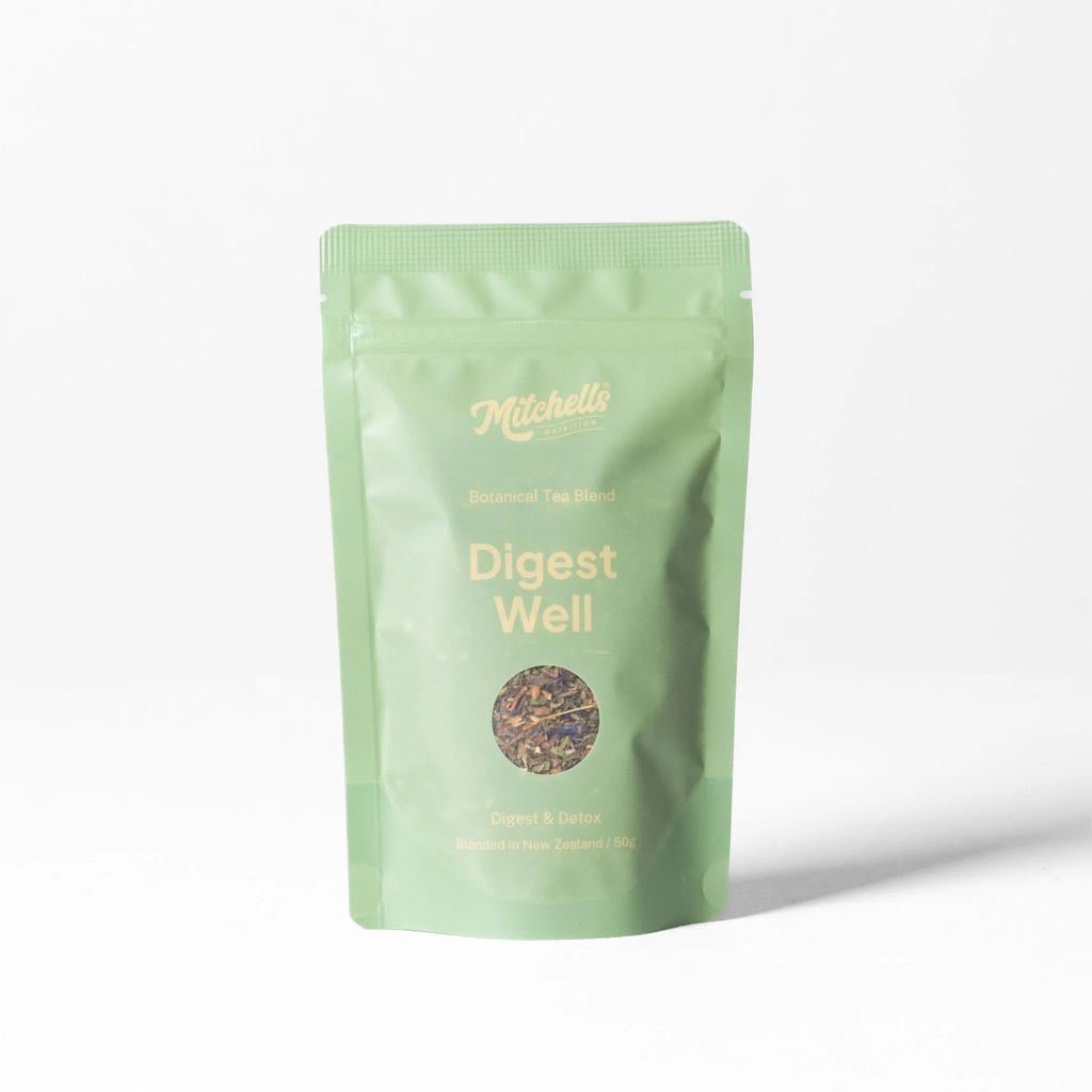 Mitchells Nutrition Digest Well botanical herbal tea blend 50g