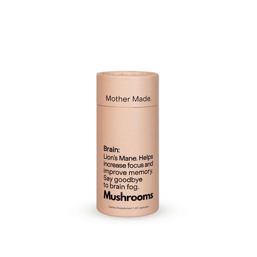 Mother Made Focus Lion's Mane Capsules - Cove. Beach Essentials