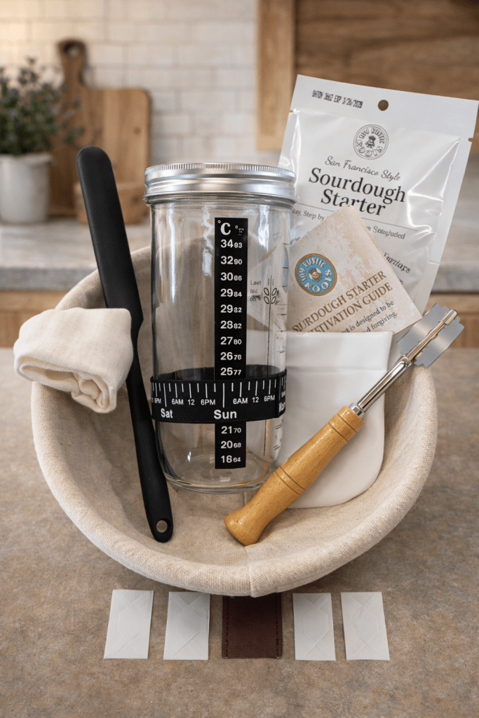 My Rustic Roots | All-in-One Sourdough Starter Kit - Cove. Beach Essentials