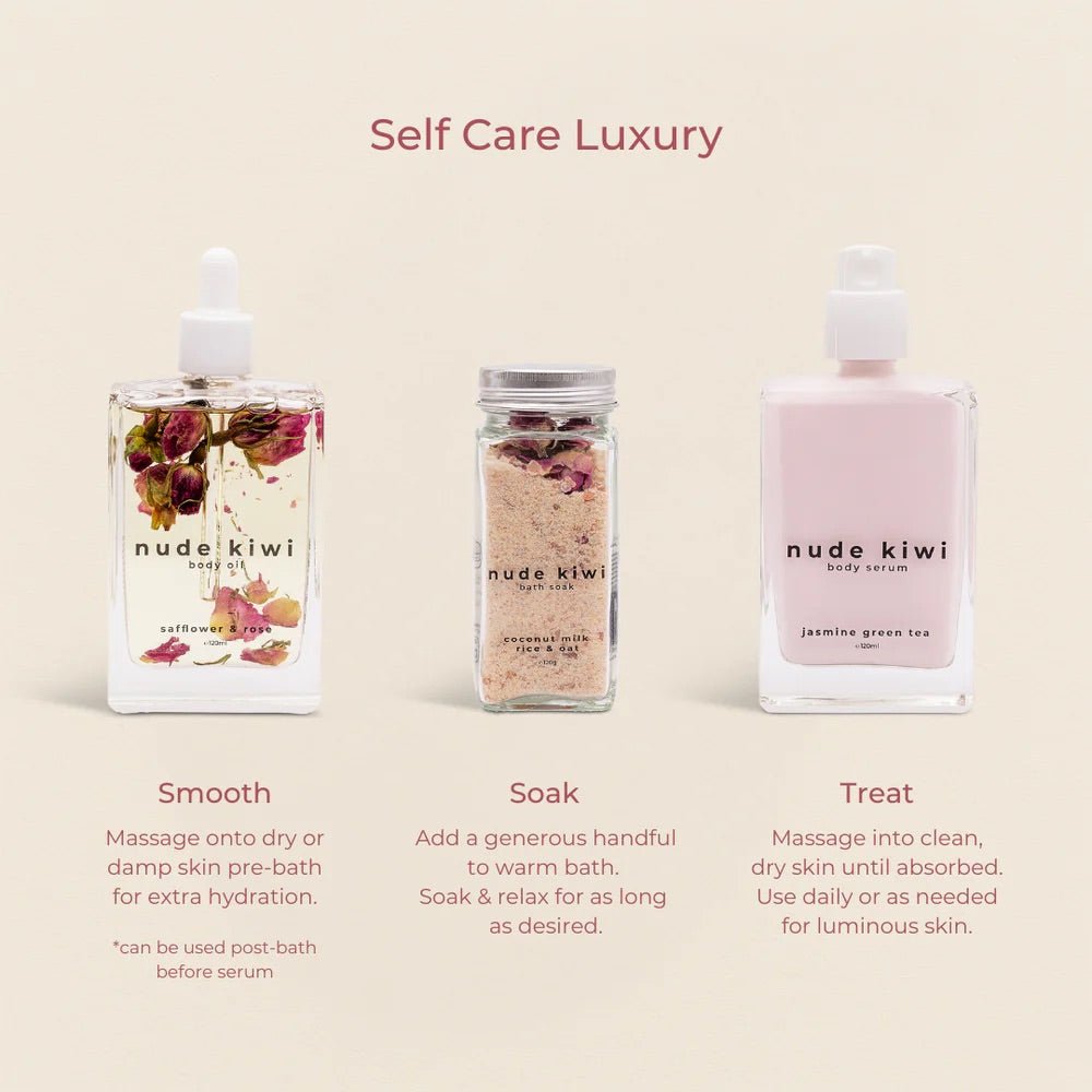 Nude Kiwi | Body Serum Jasmine Green Tea 120ml - Cove. Beach Essentials