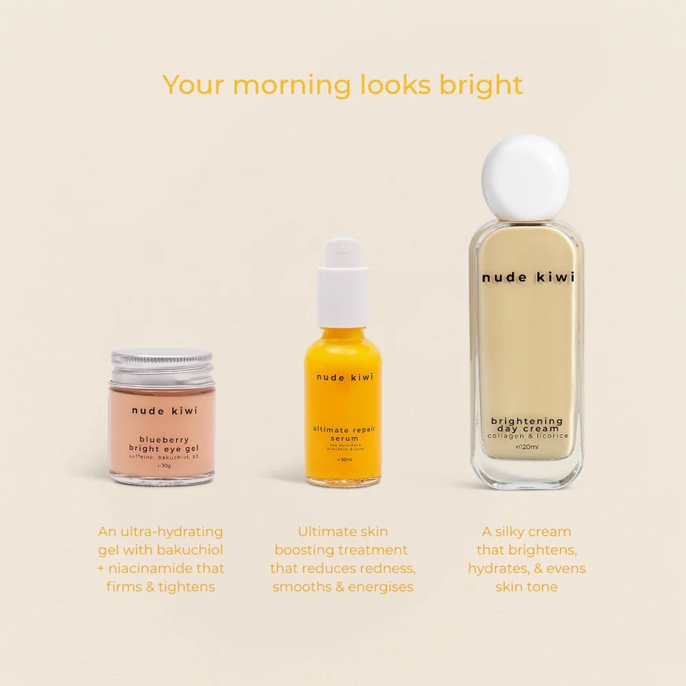 Nude Kiwi | Brightening Day Cream NZ 30g - Cove. Beach Essentials