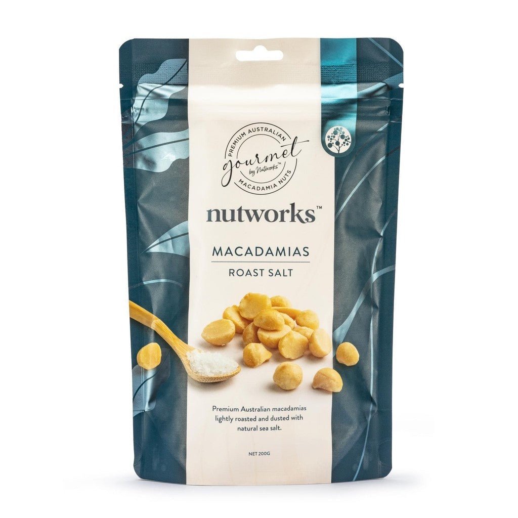 Nutworks | Sea Salt Macadamias 75g - Cove. Beach Essentials