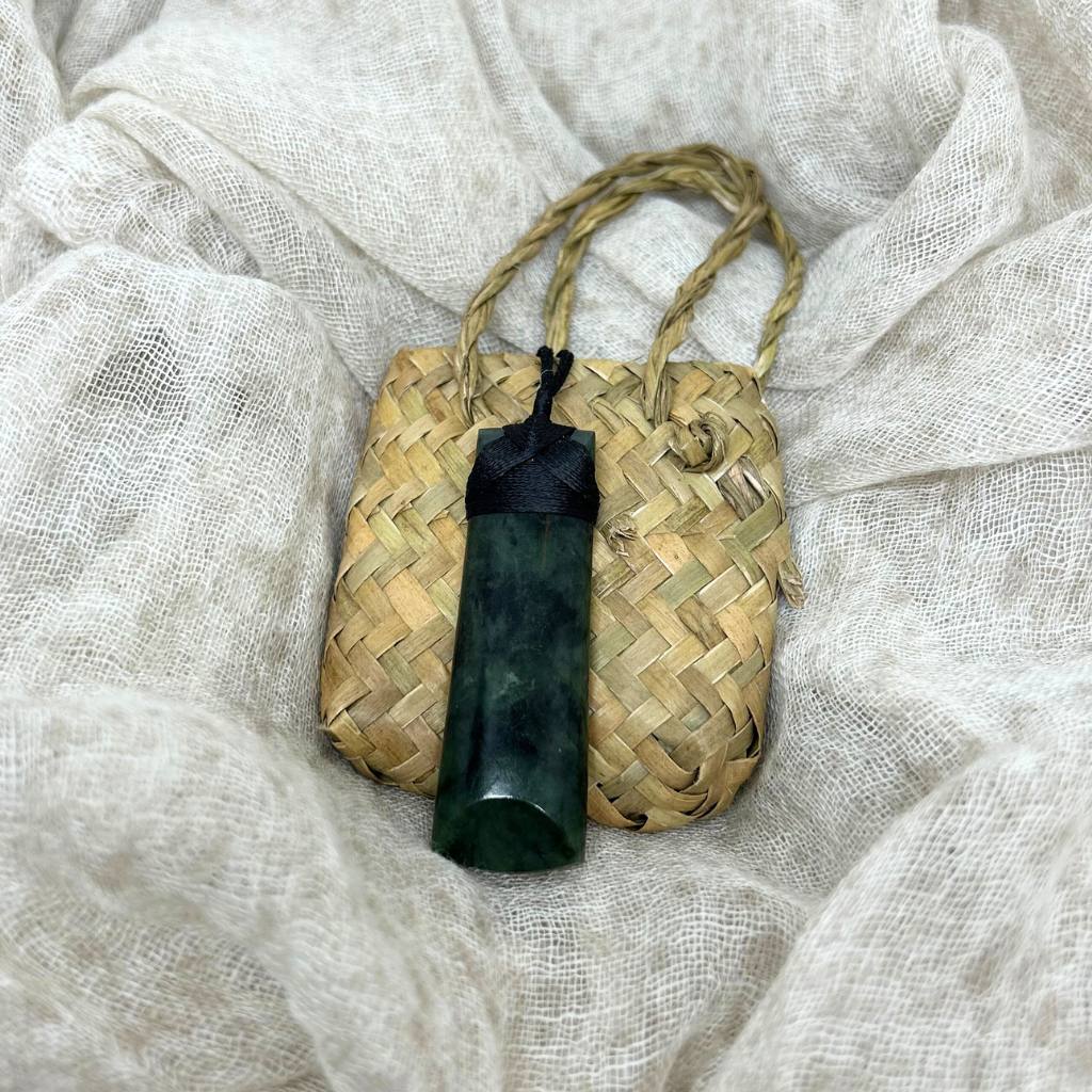 NZ Greenstone Pounamu | Dale Borland Toki Necklace 65mm - Cove. Beach Essentials