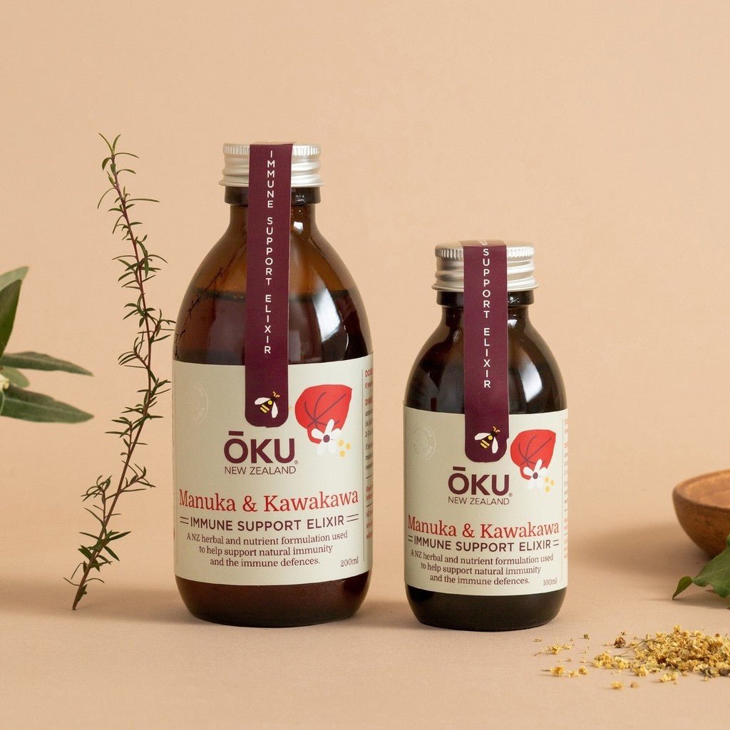 Oku | Immune Support Elixir 100ml - Cove. Beach Essentials