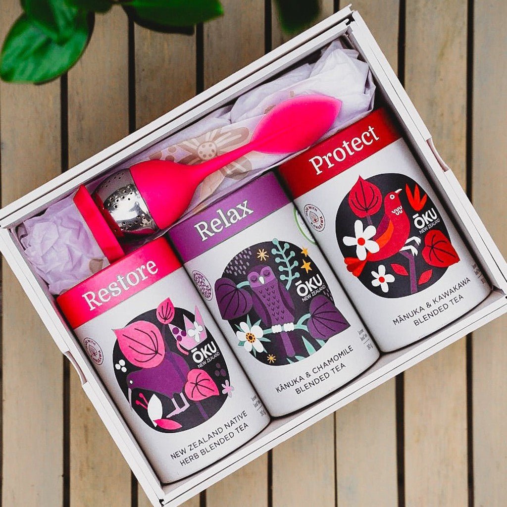 Oku | Printed Giftbox - Aroha Love - Cove. Beach Essentials