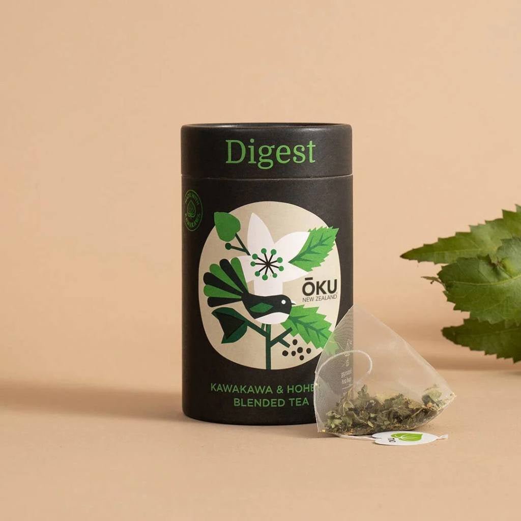 OKU | Tea Tube / Digest / 15 teabags - Cove. Beach Essentials