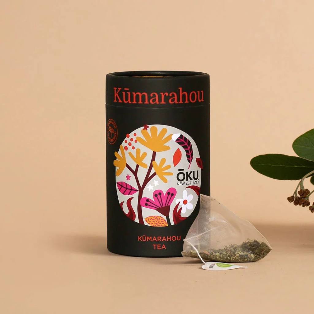 OKU | Tea Tube / Kumarahou / 15 teabags - Cove. Beach Essentials