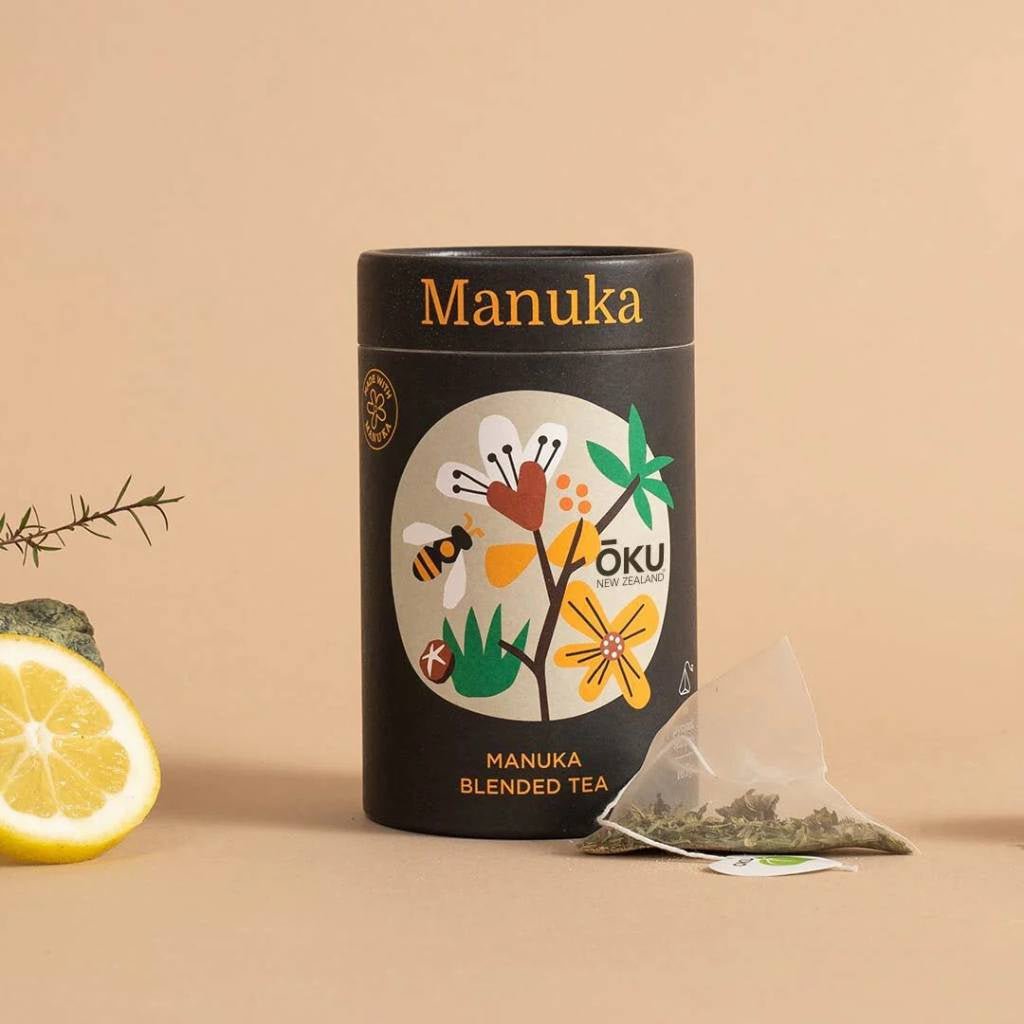 OKU | Tea Tube / Manuka / 15 teabags - Cove. Beach Essentials