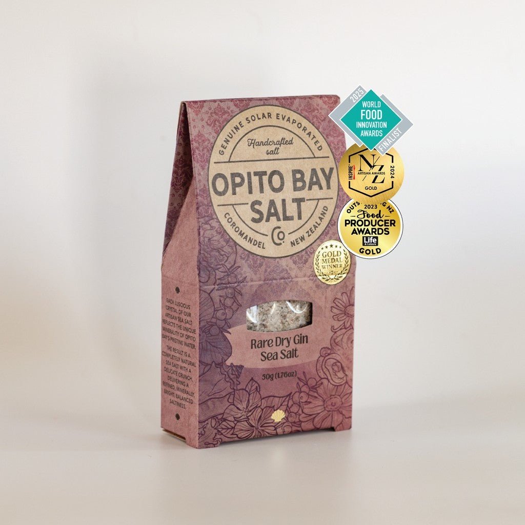 Opito Bay Salt | Limited Edition Rare Dry Gin Sea Salt 50g - Cove. Beach Essentials