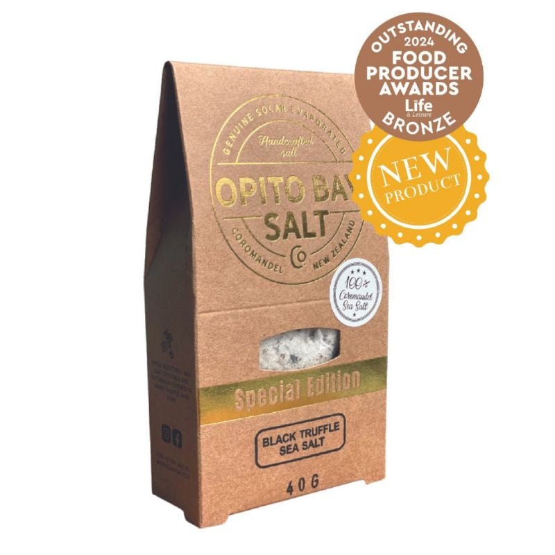 Opito Bay Special Edition Black Truffle Sea Salt 50g - Cove. Beach Essentials