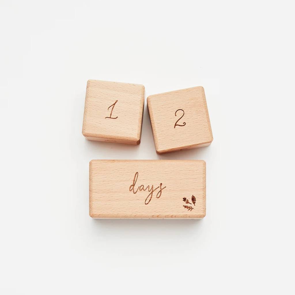 Over The Dandelions | Milestone Wooden Block Set - Cove. Beach Essentials