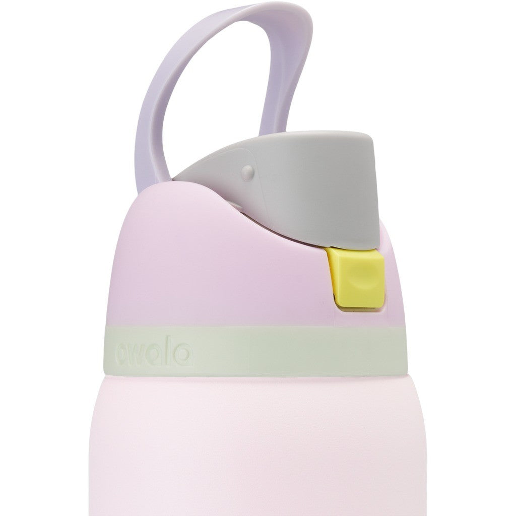 Owala FreeSip Water Bottle 945ml Candy Coated with the carry loop up