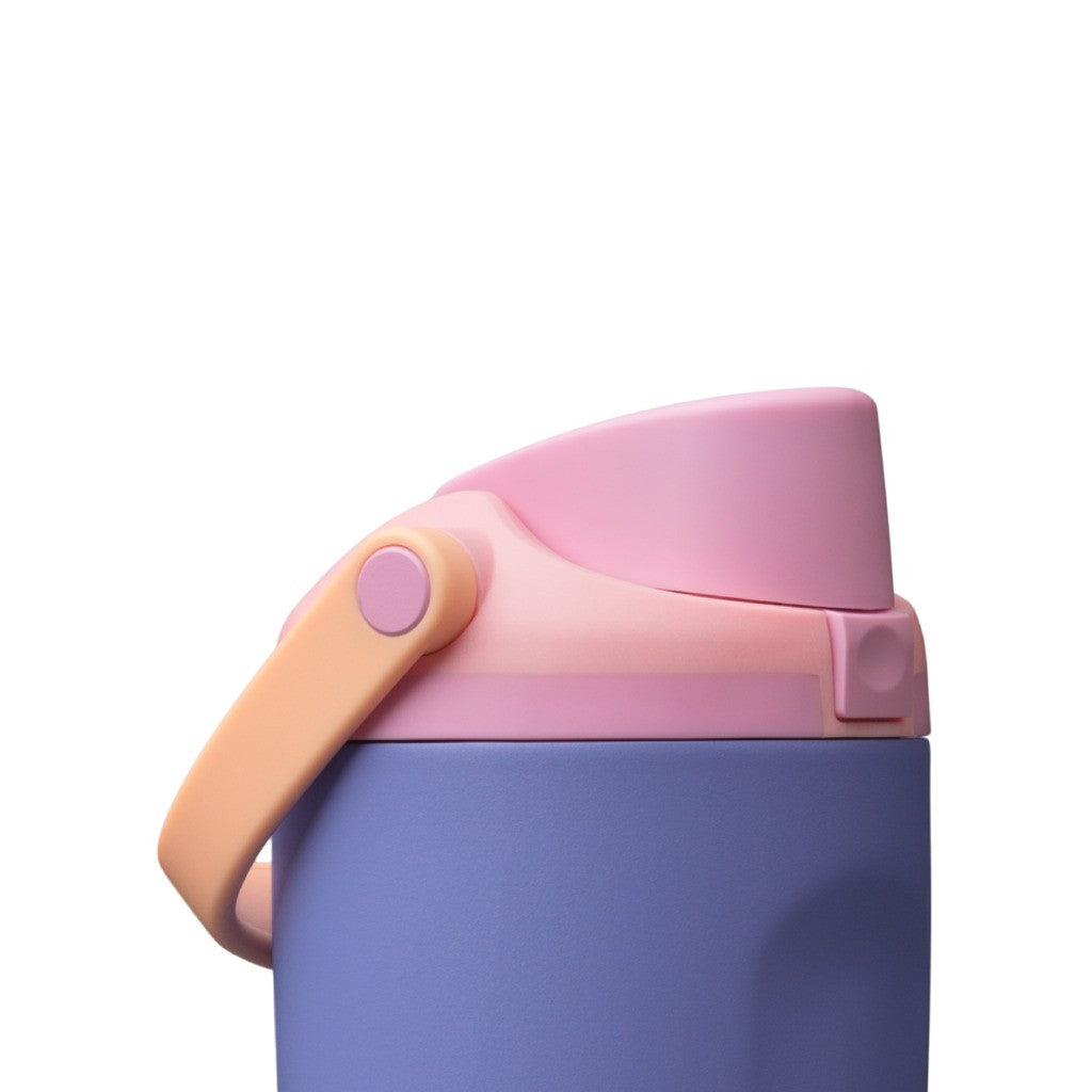 Owala FreeSip Sway Water Bottle 530ml Wild Child lid closed, close-up