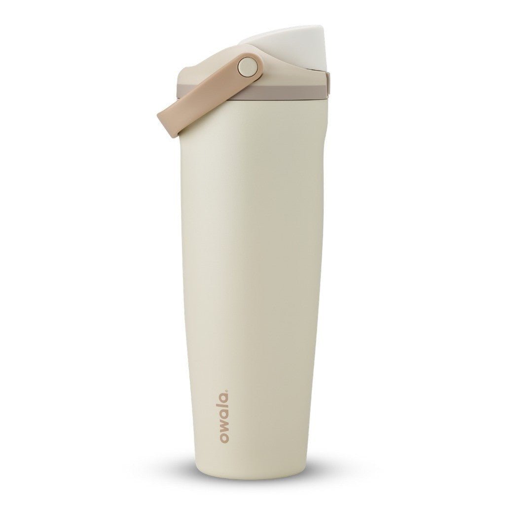 Owala FreeSip Sway Water Bottle 1185ml Lightly Toasted on white