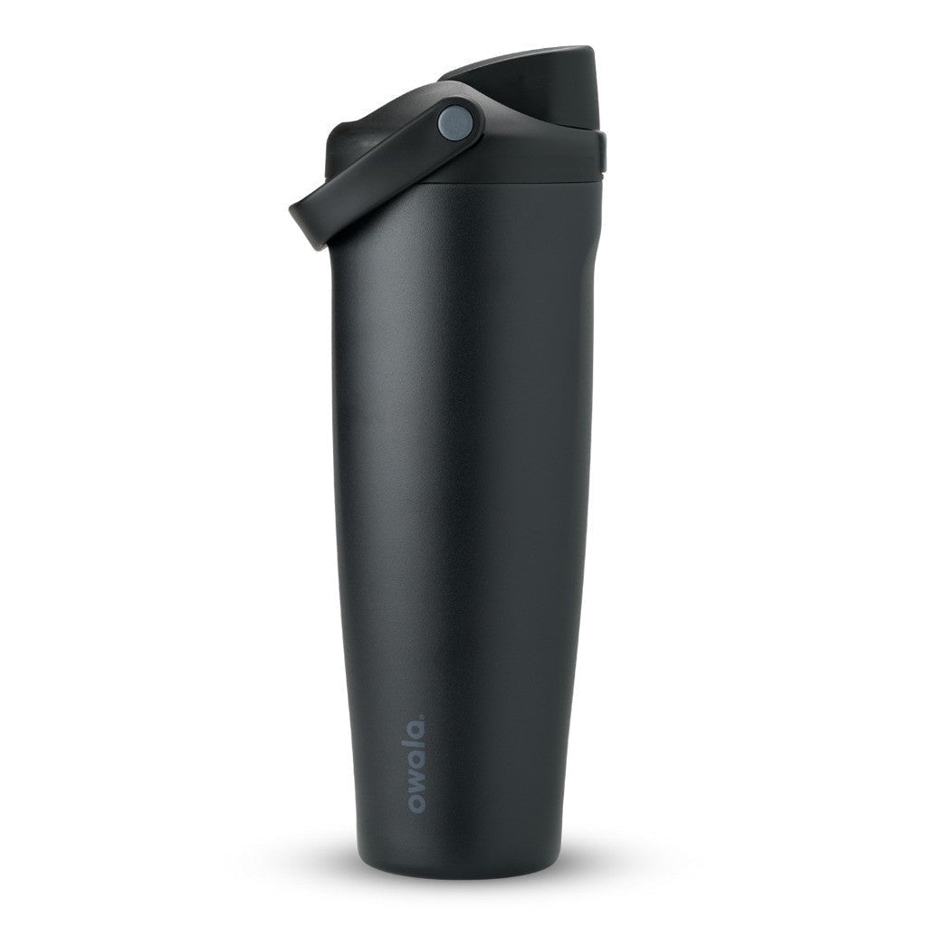 Owala FreeSip Sway Water Bottle 1185ml Very, Very Dark on white