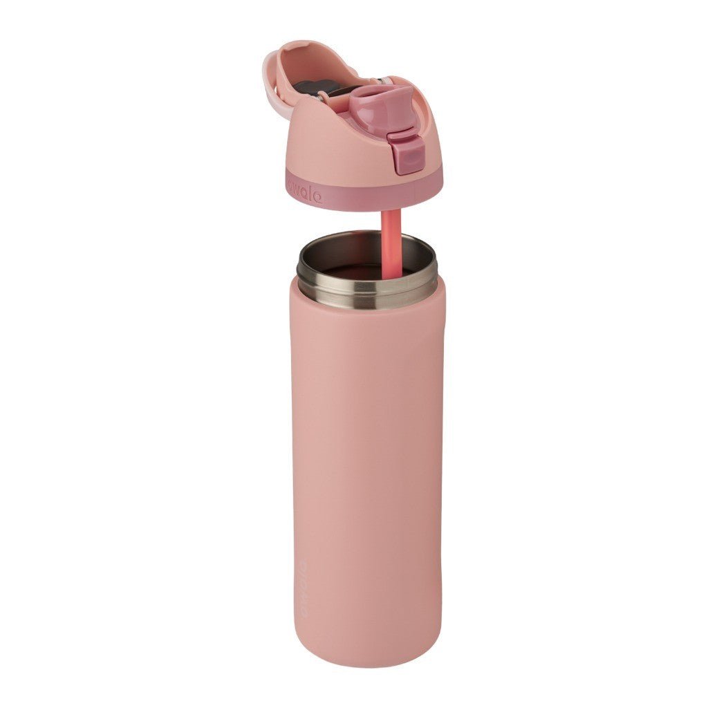 Owala FreeSip Water Bottle 710ml Rose Quartz - Cove. Beach Essentials