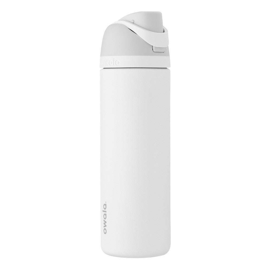 Owala FreeSip Water Bottle 710ml Shy Marshmallow on white