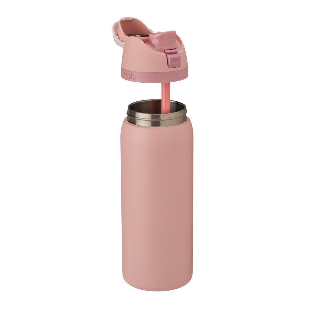 Owala FreeSip Water Bottle 945ml Rose Quartz on white