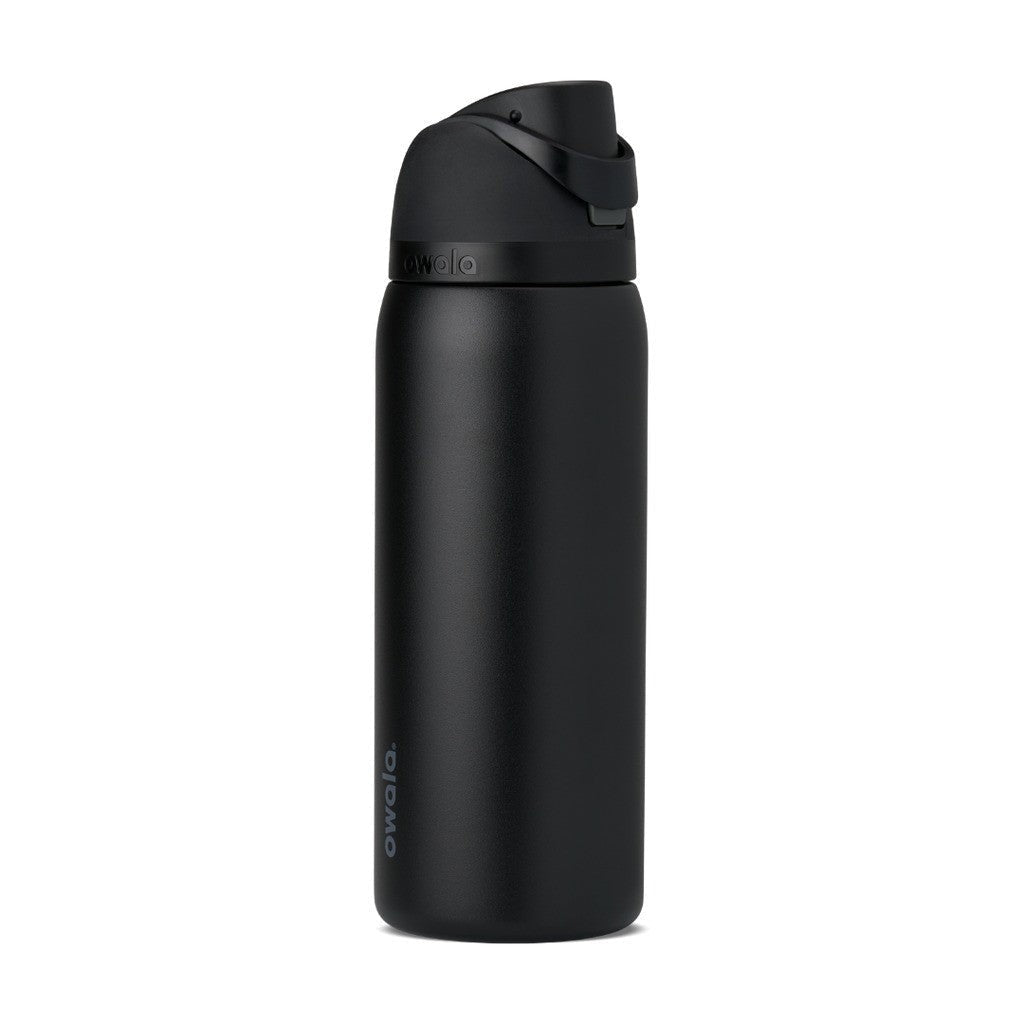 Owala FreeSip Water Bottle 945ml Very, Very Dark on white