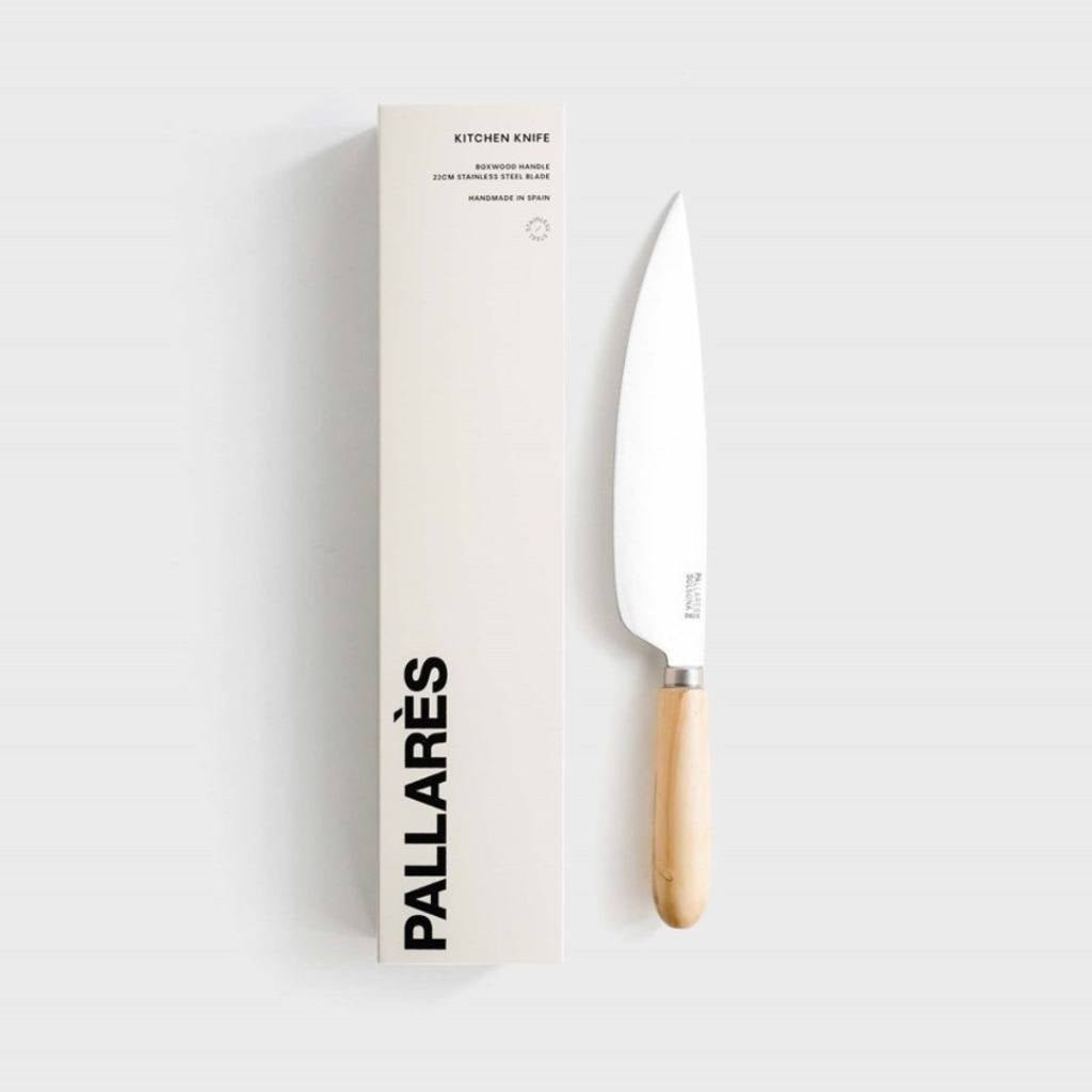 Pallarès | Boxwood Knife | 22cm Stainless Steel - Cove. Beach Essentials