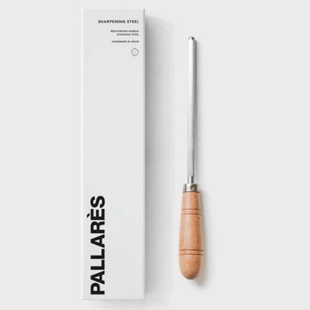 Pallarès Sharpening Steel | Beech Wood Handle | 32.5cm - Cove. Beach Essentials