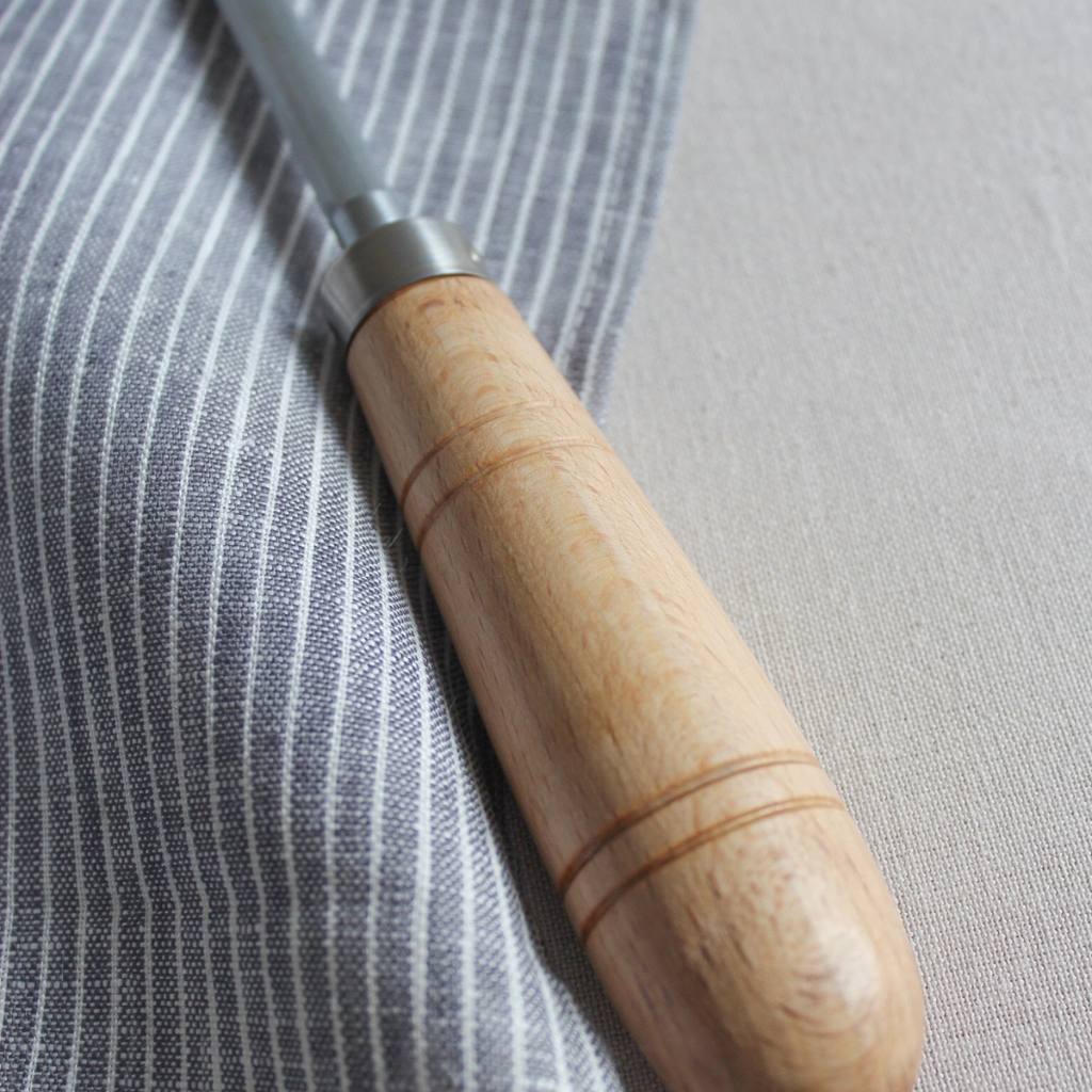 Pallarès Sharpening Steel | Beech Wood Handle | 32.5cm - Cove. Beach Essentials