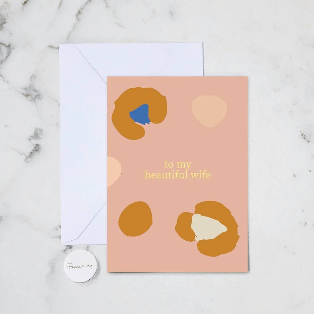 Papier HQ | Beautiful Wife Greeting Card - Cove. Beach Essentials