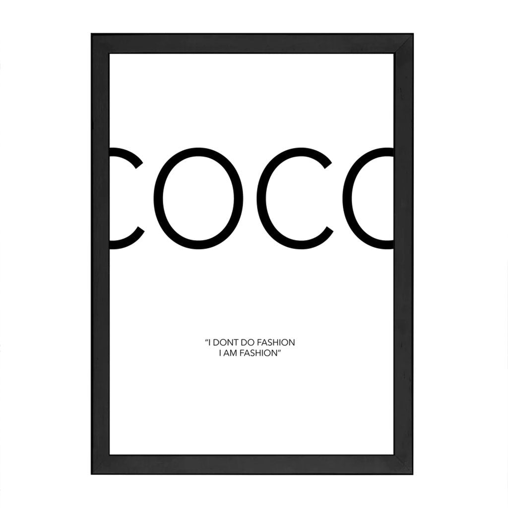 Papier HQ Coco A3 Print Framed - Cove. Beach Essentials