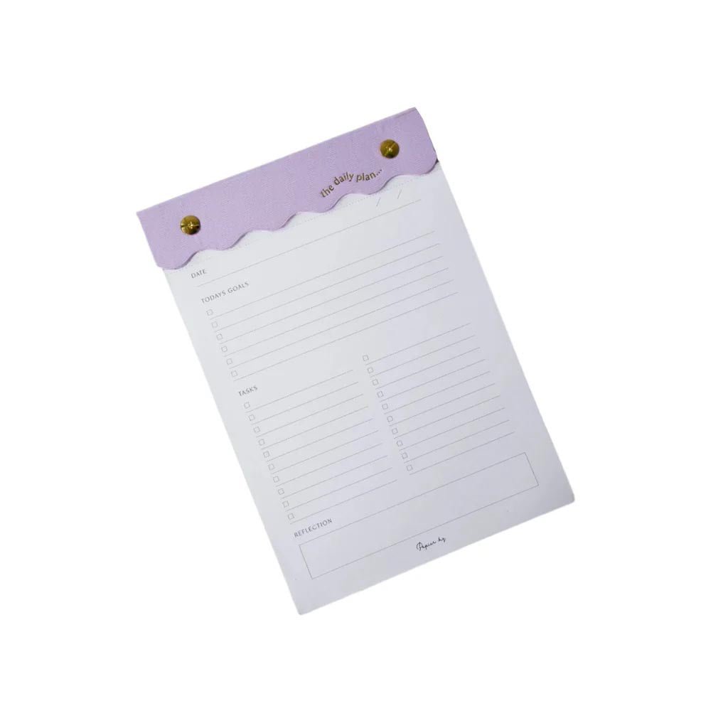 Papier Hq | Curved Daily Notes - Lavender - Cove. Beach Essentials