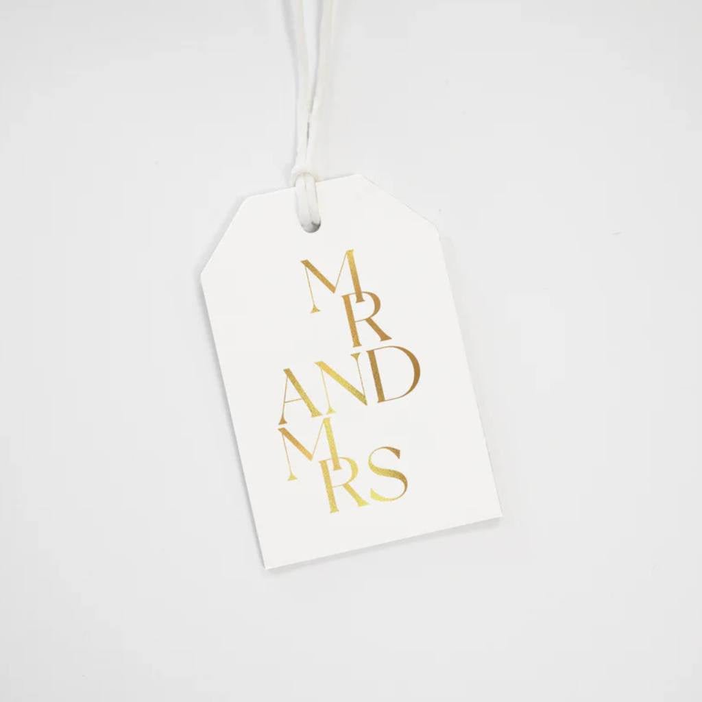 Papier Hq | Gift Tag - Mr & Mrs - Cove. Beach Essentials