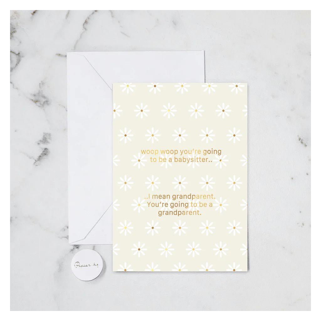 Papier Hq | Greeting Card - Daisy Grandparent - Cove. Beach Essentials