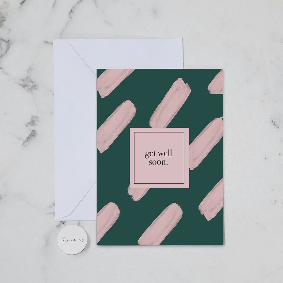 Papier HQ Greeting Cards - Get Well Soon - Cove. Beach Essentials