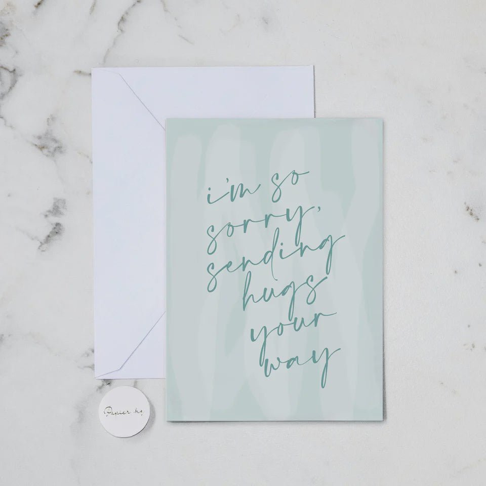 Papier HQ Greeting Cards - So Sorry - Cove. Beach Essentials