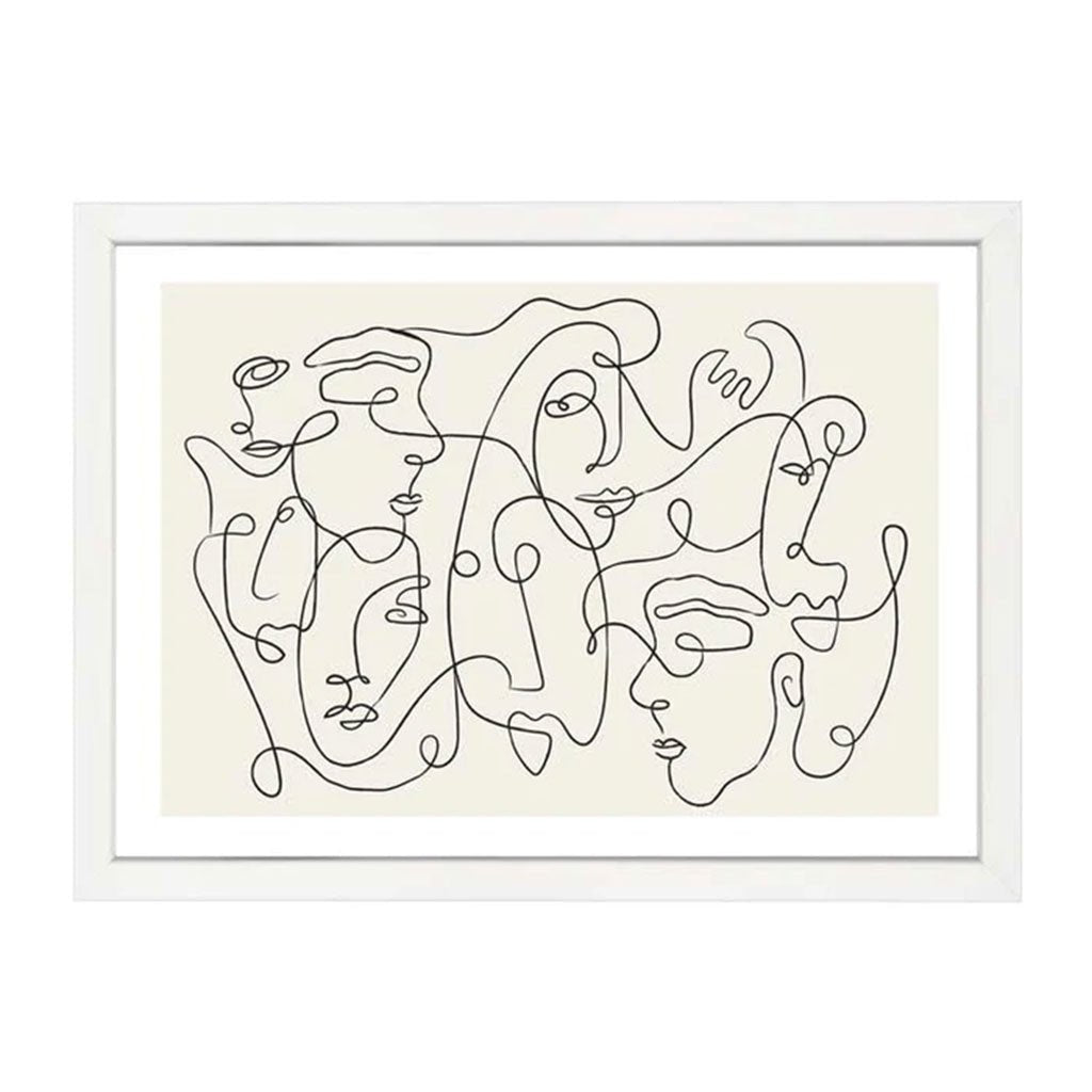 Papier HQ Unity A3 Print Framed - Cove. Beach Essentials