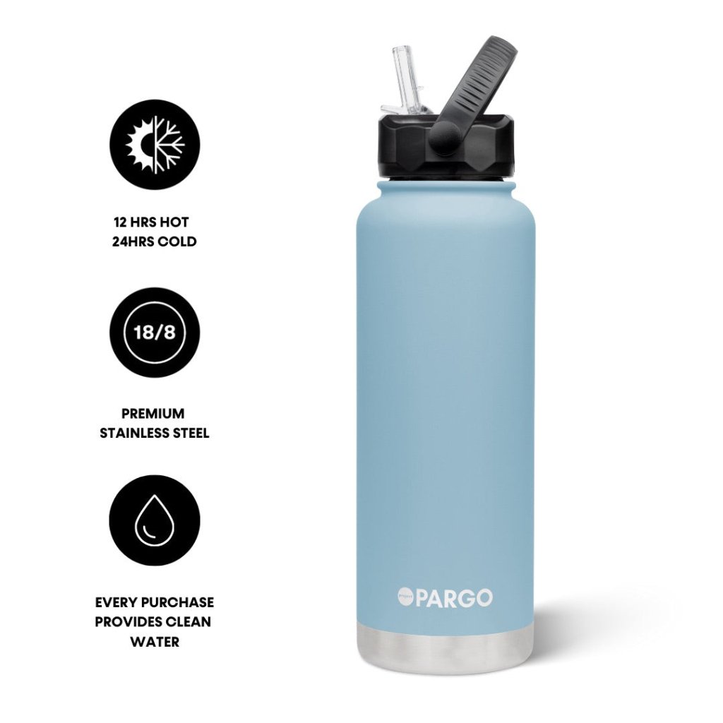 PARGO | 1200ml Sports Bottle - BAY BLUE - Cove. Beach Essentials