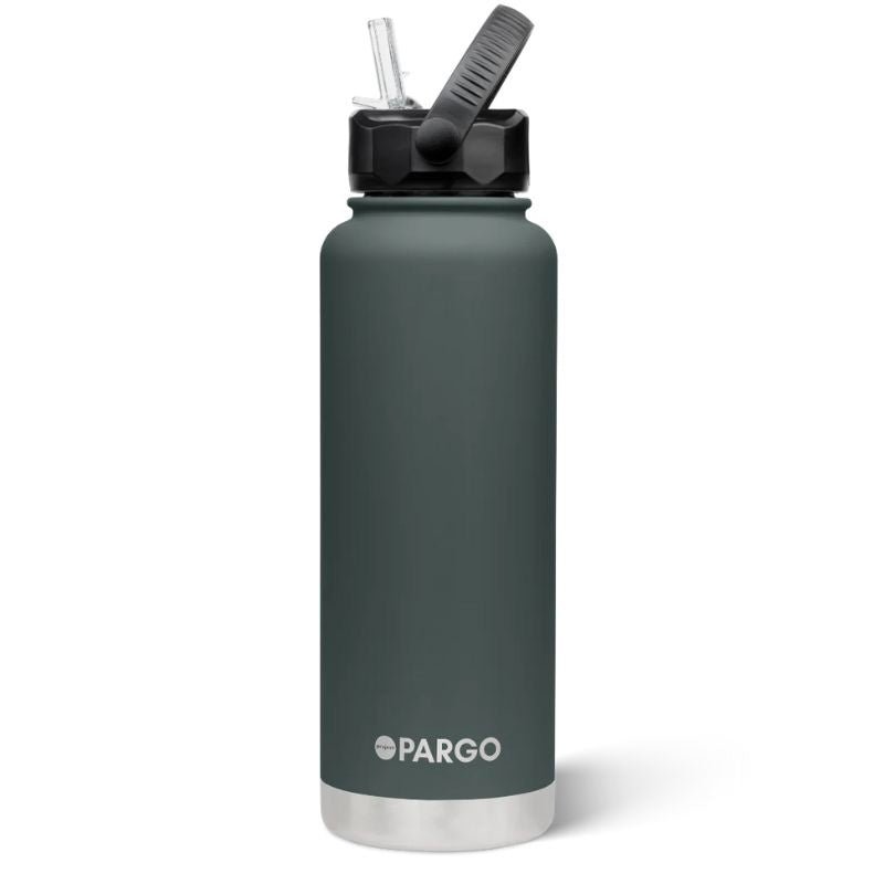 PARGO | 1200ml Sports Bottle - BBQ Charcoal - Cove. Beach Essentials