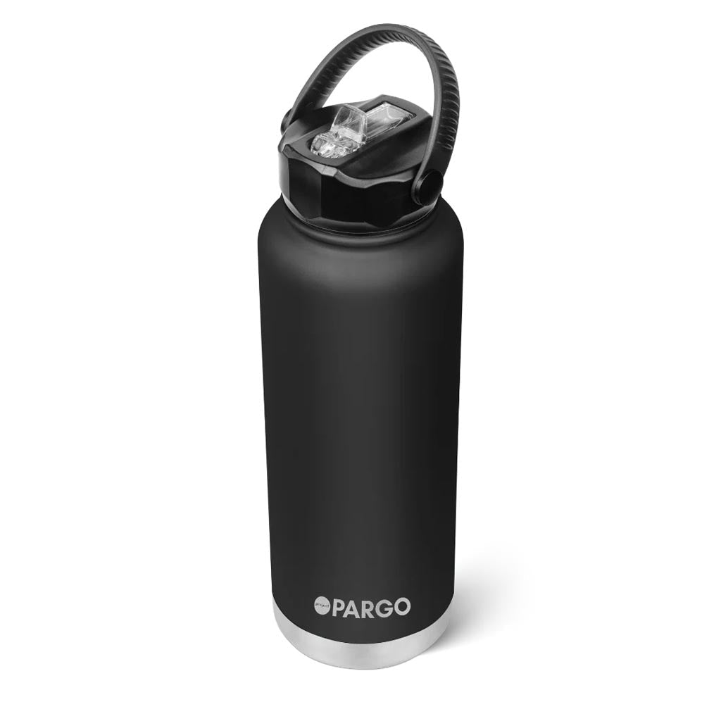 PARGO | 1200ml Sports Bottle - MIDNIGHT Black - Cove. Beach Essentials