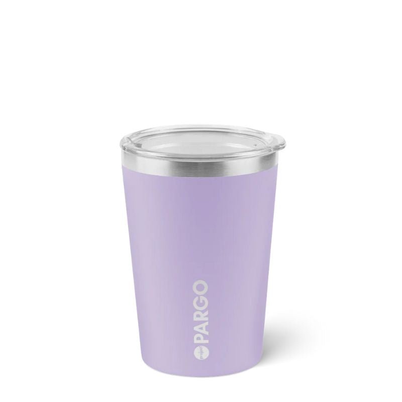 PARGO | 12oz Coffee Cup - LOVE Lilac - Cove. Beach Essentials