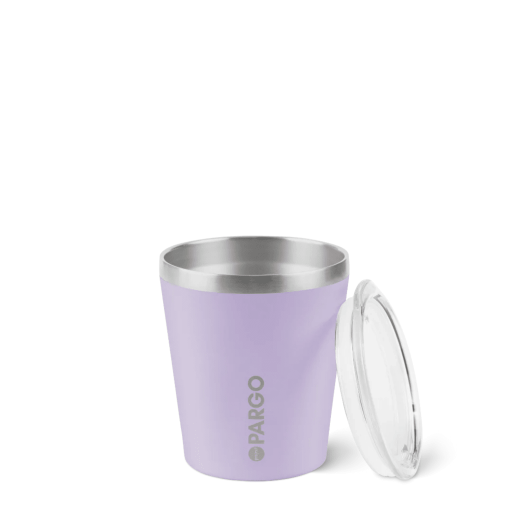 PARGO | 8oz Coffee Cup - LOVE Lilac - Cove. Beach Essentials