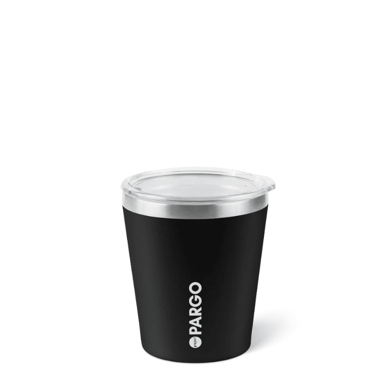 PARGO | 8oz Coffee Cup - MIDNIGHT Black - Cove. Beach Essentials