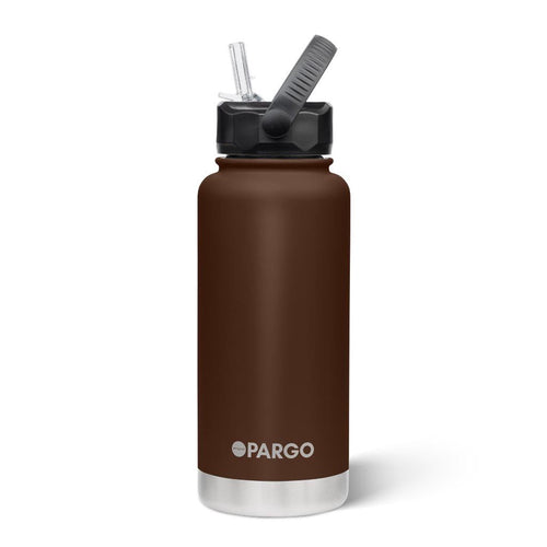 PARGO | 950ml Sports Bottle - CHOCOLATE BROWN - Cove. Beach Essentials