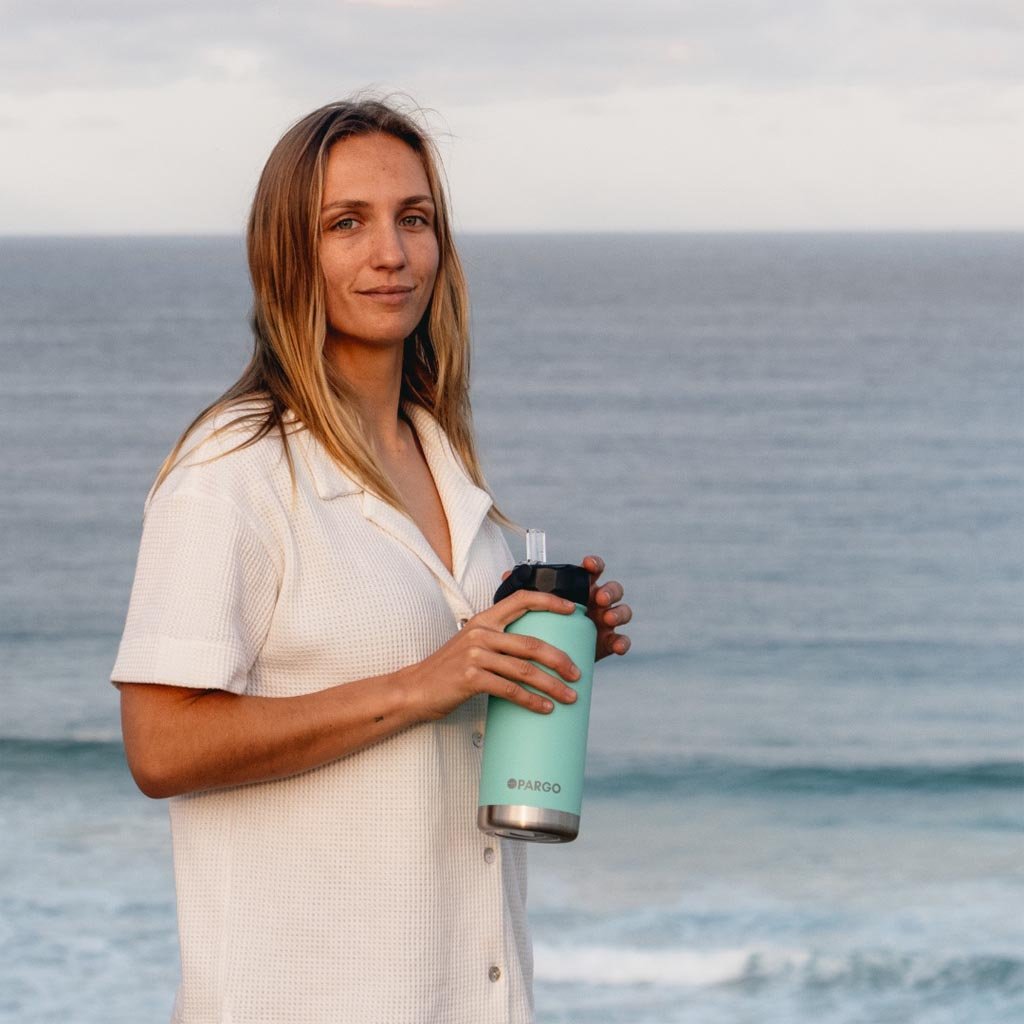 PARGO | 950ml Sports Bottle - ISLAND TURQUOISE - Cove. Beach Essentials