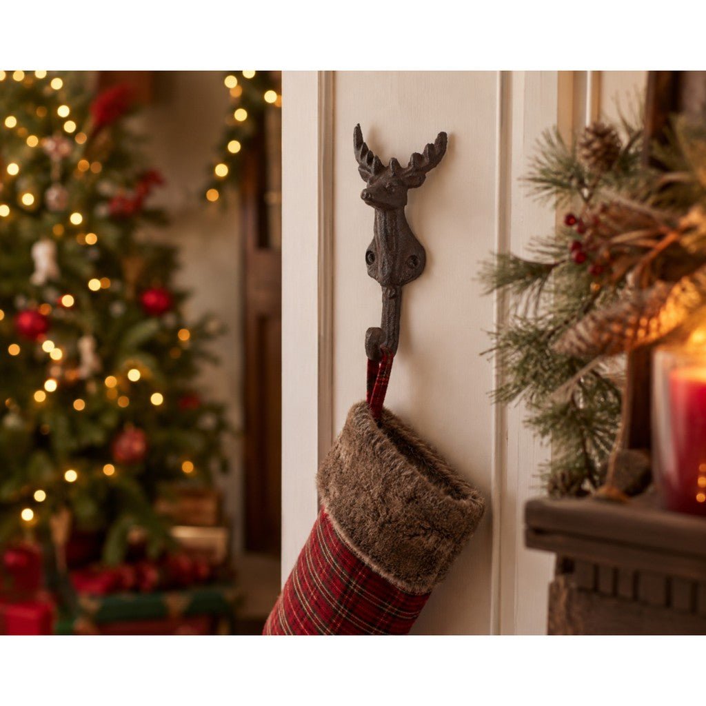 Parnell & Co | Cast Iron Wall Hook - Deer - Cove. Beach Essentials
