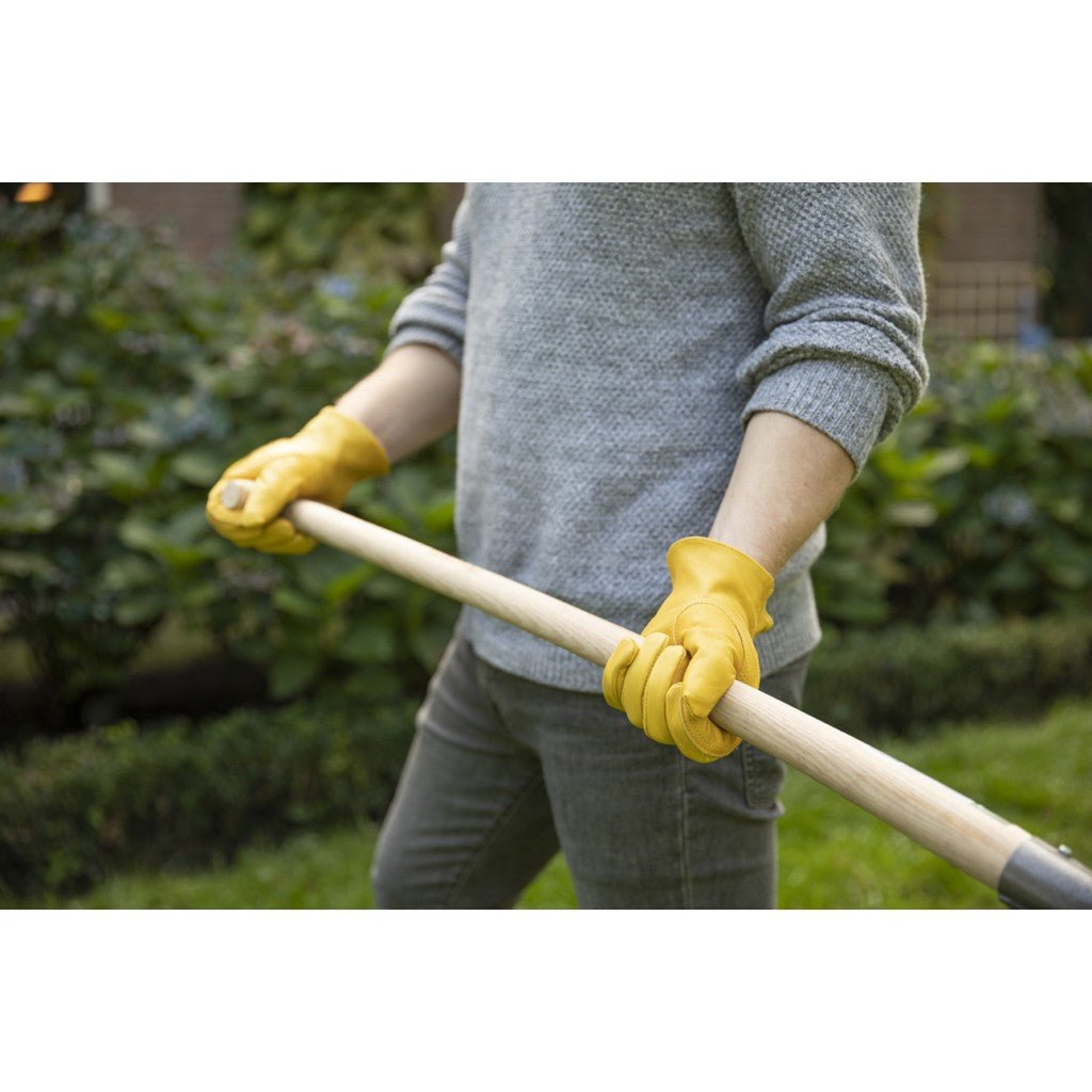 Parnell & Co | Leather Gardening Gloves Yellow Large - Cove. Beach Essentials
